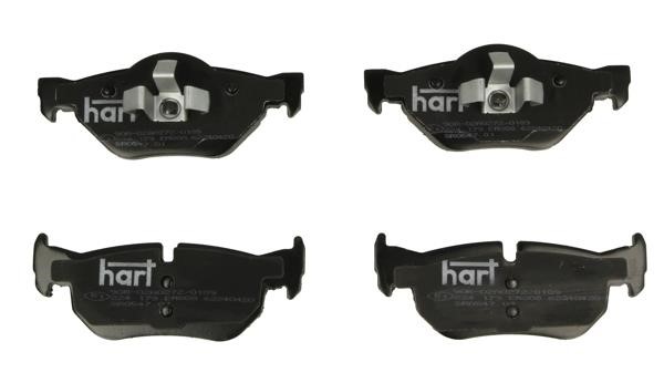 Hart 224 179 Brake Pad Set, disc brake 224179
