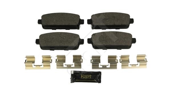 Hart 252 928 Brake Pad Set, disc brake 252928
