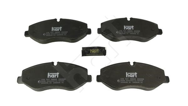 Hart 256 557 Brake Pad Set, disc brake 256557