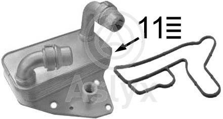 Aslyx AS-506939 Oil Cooler, engine oil AS506939