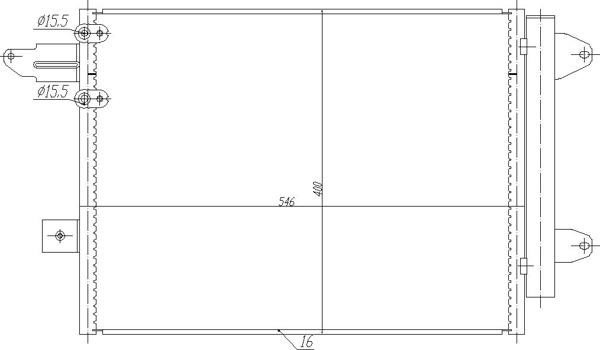 Aircon condenser Audi A3: 725104 Hart AC Condenser