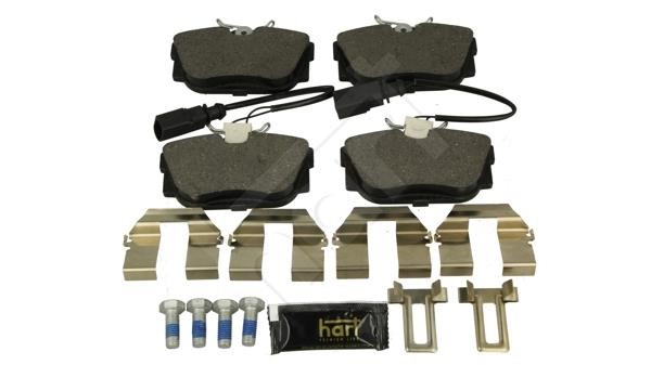 Hart 252 325 Brake Pad Set, disc brake 252325