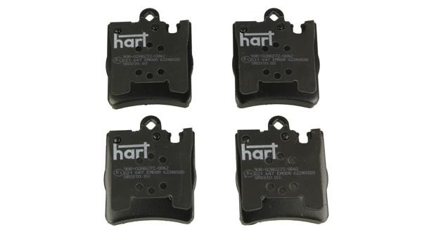 Hart 221 647 Brake Pad Set, disc brake 221647