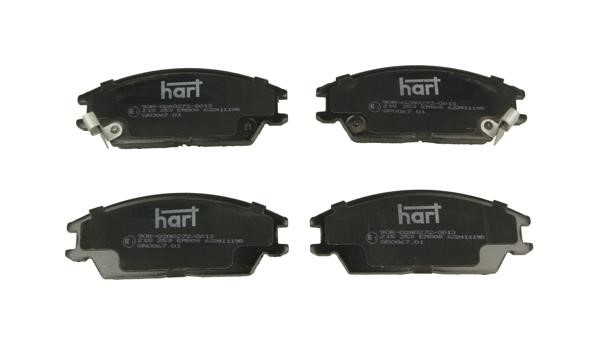 Hart 215 253 Brake Pad Set, disc brake 215253