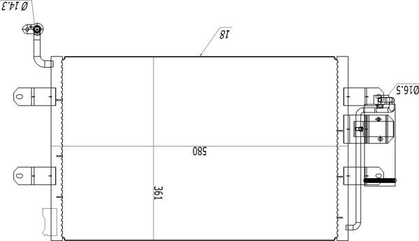AC Condenser Hart 607 145