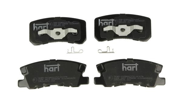 Hart 224 167 Brake Pad Set, disc brake 224167