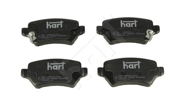 Hart 220 167 Brake Pad Set, disc brake 220167