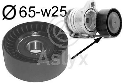Aslyx AS-521246 Tensioner pulley, v-ribbed belt AS521246