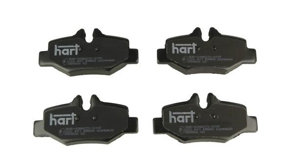 Hart 222 421 Brake Pad Set, disc brake 222421