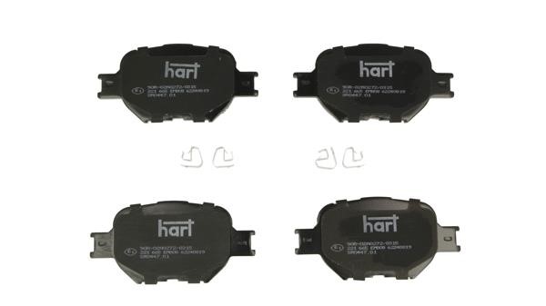 Hart 221 665 Brake Pad Set, disc brake 221665
