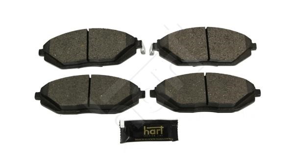 Hart 253 758 Brake Pad Set, disc brake 253758