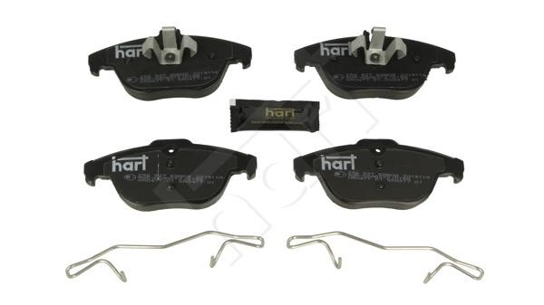 Hart 256 527 Brake Pad Set, disc brake 256527