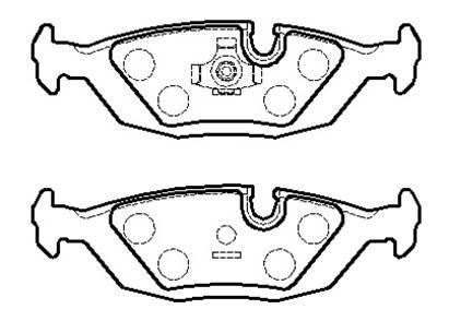 Hsb HP9434 Brake Pad Set, disc brake HP9434