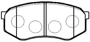 Hsb HP5228 Brake Pad Set, disc brake HP5228