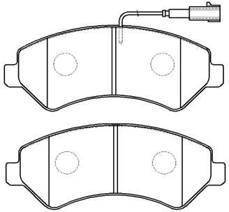 Hsb HP9688 Front disc brake pads, set HP9688