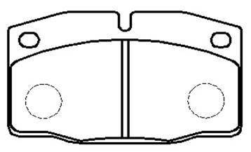 Hsb HP9317 Brake Pad Set, disc brake HP9317