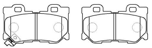 Hsb HP5249 Brake Pad Set, disc brake HP5249