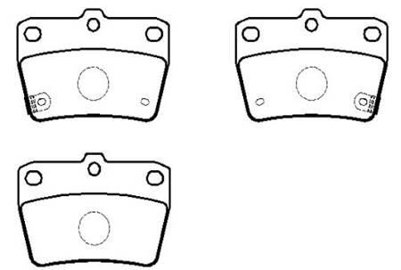 Hsb HP8508 Brake Pad Set, disc brake HP8508