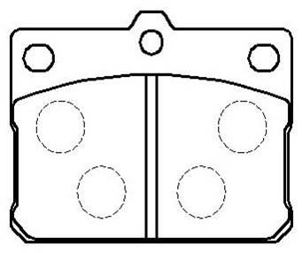 Hsb HP8294 Brake Pad Set, disc brake HP8294
