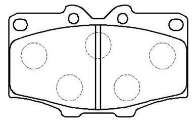 Hsb HP8495 Brake Pad Set, disc brake HP8495