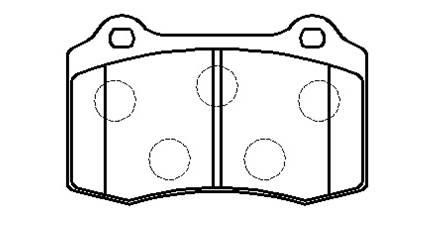 Hsb HP9637 Brake Pad Set, disc brake HP9637