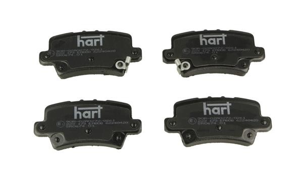Hart 223 173 Brake Pad Set, disc brake 223173