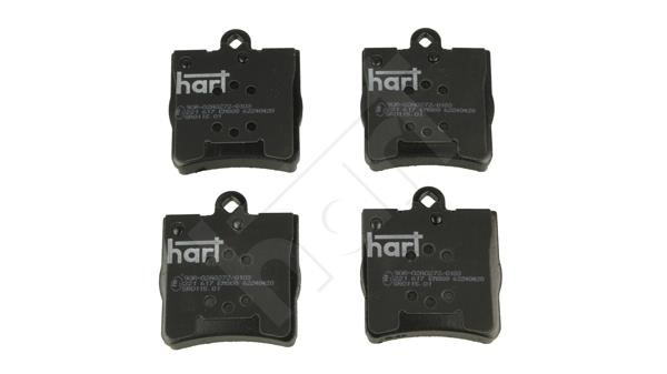 Hart 221 617 Brake Pad Set, disc brake 221617