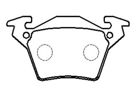 Hsb HP9695 Brake Pad Set, disc brake HP9695