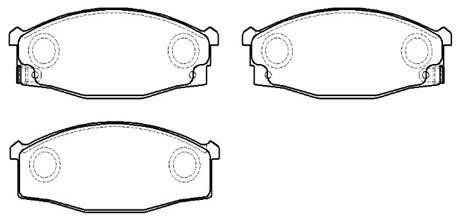 Hsb HP9067 Brake Pad Set, disc brake HP9067