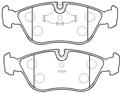 Hsb HP5042 Brake Pad Set, disc brake HP5042