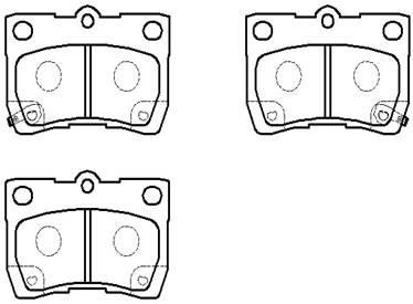Hsb HP5174 Brake Pad Set, disc brake HP5174