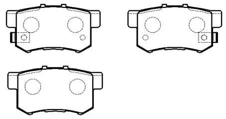 Hsb HP9228 Brake Pad Set, disc brake HP9228