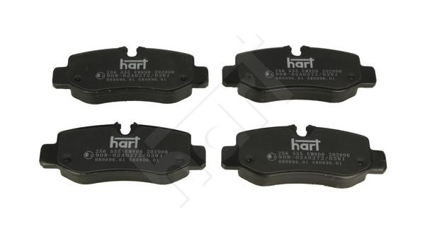 Hart 256 555 Brake Pad Set, disc brake 256555