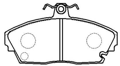 Hsb HP9353 Brake Pad Set, disc brake HP9353