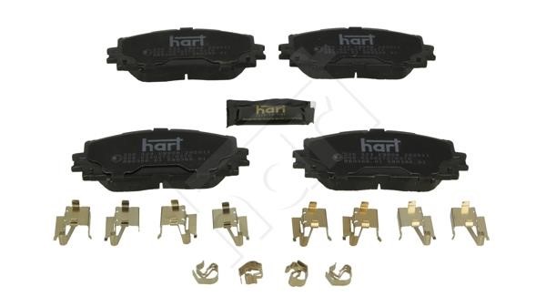 Hart 256 524 Brake Pad Set, disc brake 256524