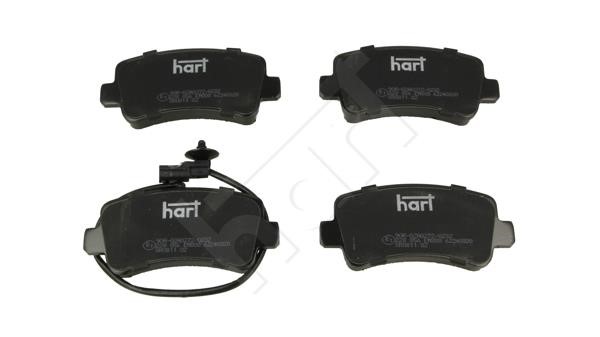 Hart 228 856 Brake Pad Set, disc brake 228856