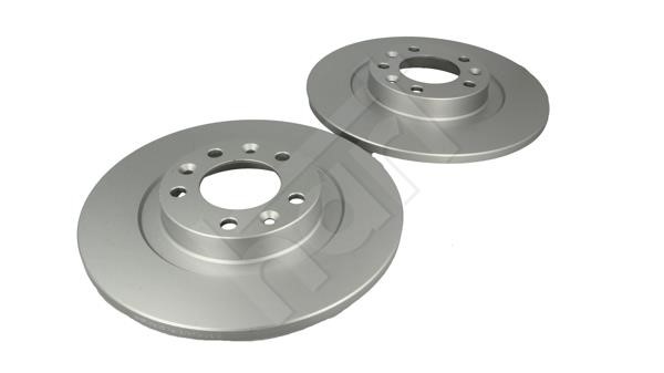Hart 258 021 Rear brake disc, non-ventilated 258021