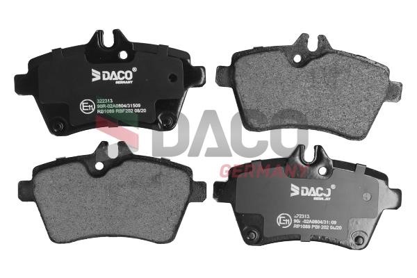 Daco 322313 Brake Pad Set, disc brake 322313