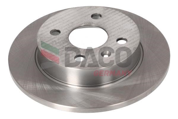 Daco 603633 Rear brake disc, non-ventilated 603633
