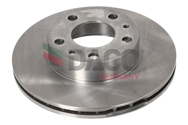 Daco 609980 Front brake disc ventilated 609980
