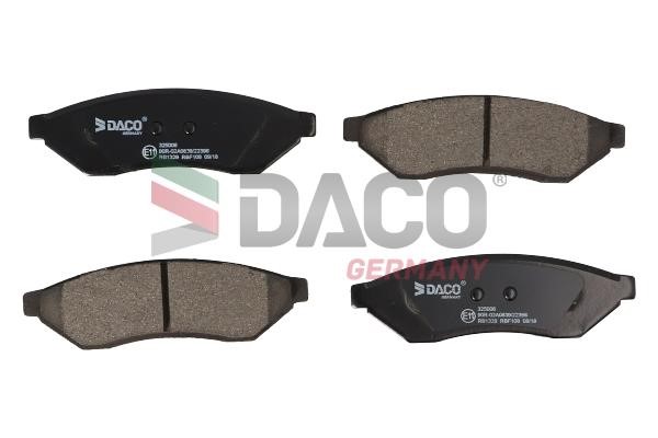 Daco 325006 Brake Pad Set, disc brake 325006