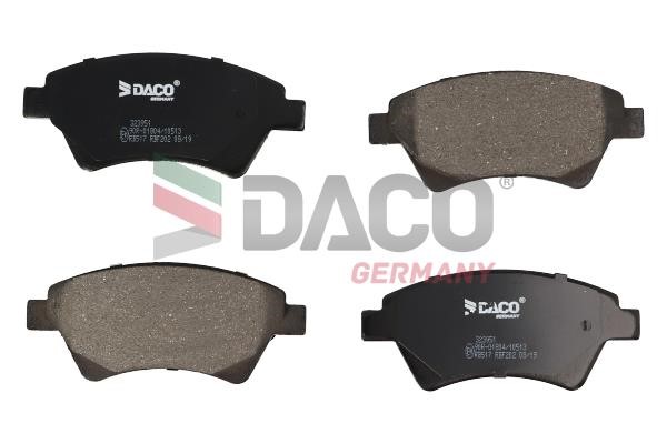 Daco 323951 Brake Pad Set, disc brake 323951