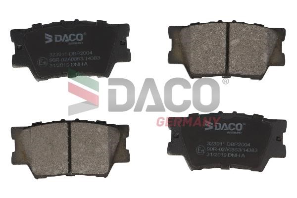 Daco 323911 Brake Pad Set, disc brake 323911