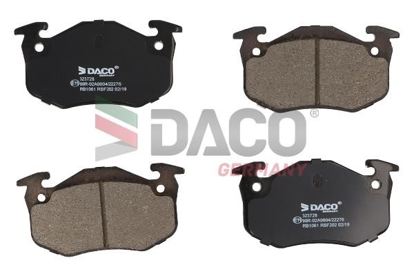 Daco 323728 Brake Pad Set, disc brake 323728