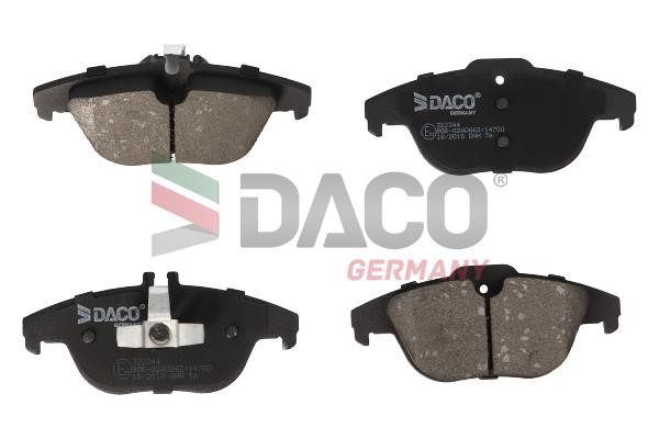 Daco 322344 Brake Pad Set, disc brake 322344