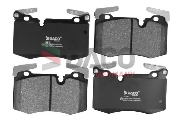 Daco 322401 Brake Pad Set, disc brake 322401