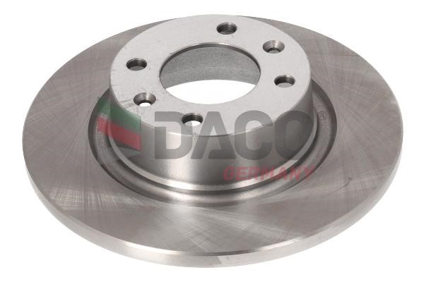 Daco 601930 Rear brake disc, non-ventilated 601930
