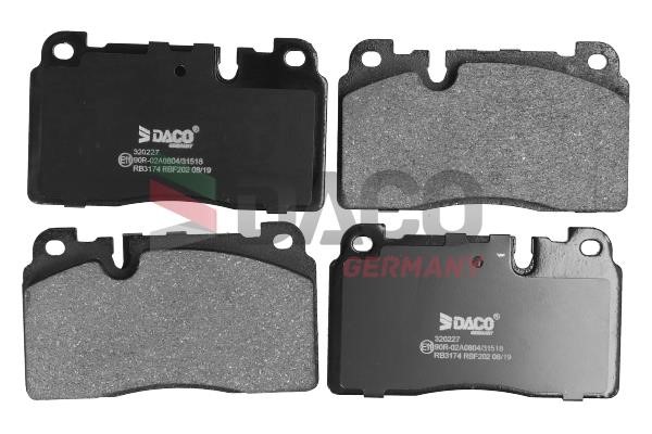 Daco 320227 Brake Pad Set, disc brake 320227