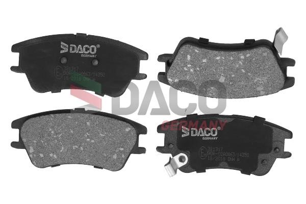 Daco 321317 Brake Pad Set, disc brake 321317