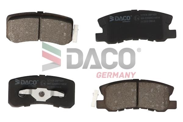 Daco 322536 Brake Pad Set, disc brake 322536